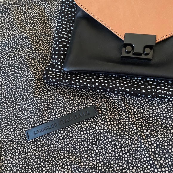 Loeffler Randall Double Pouch Crossbody Detachable Purse Bag - Picture 12 of 16